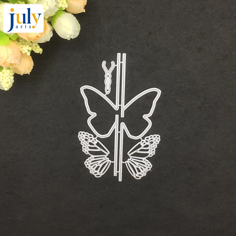 

Julyarts Cutting Cutter Paper Gift Cutting Butterfly For DIY Scrapbooking Carbon Steel Material Dies Metal Embossing Craft Dies