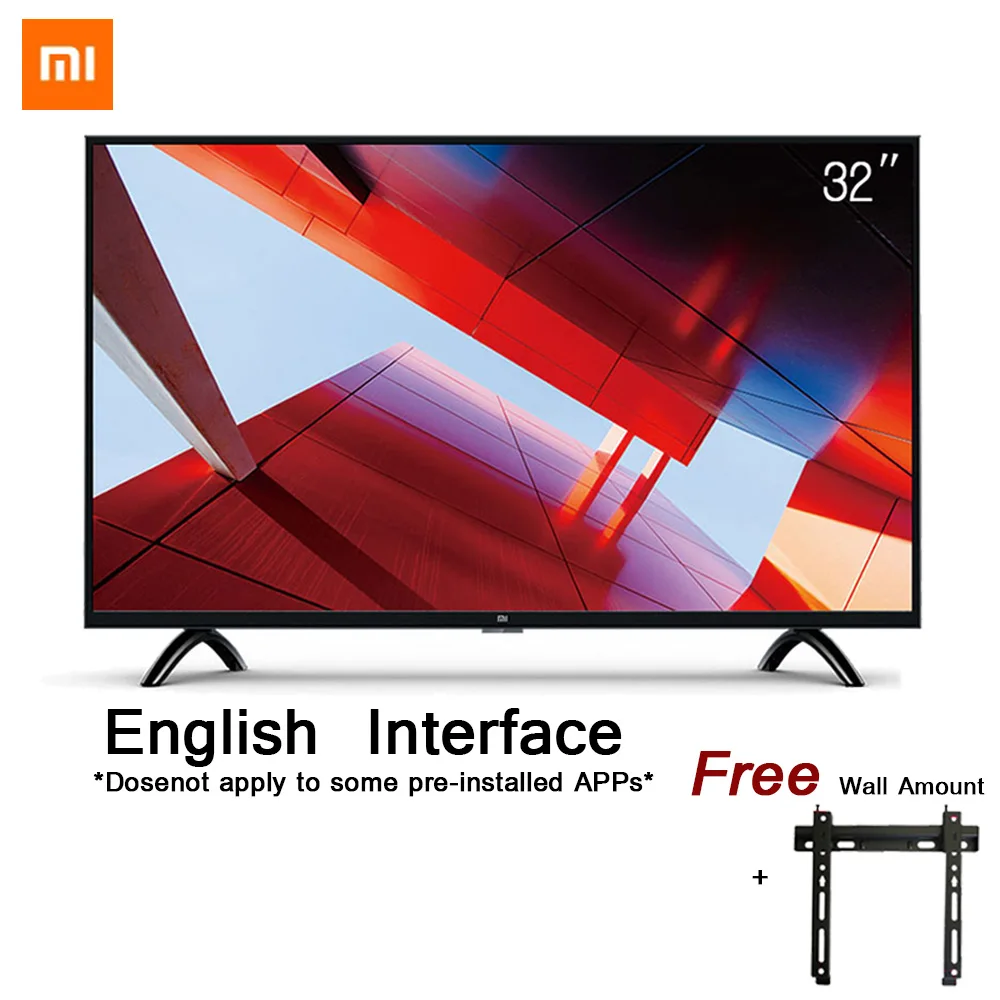 

Xiaomi Smart 4A 32 inches 1366x768 LED Television TV Set HDMI WIFI Miracast Ultra-thin1GB Ram 4GB Rom Game Play Display