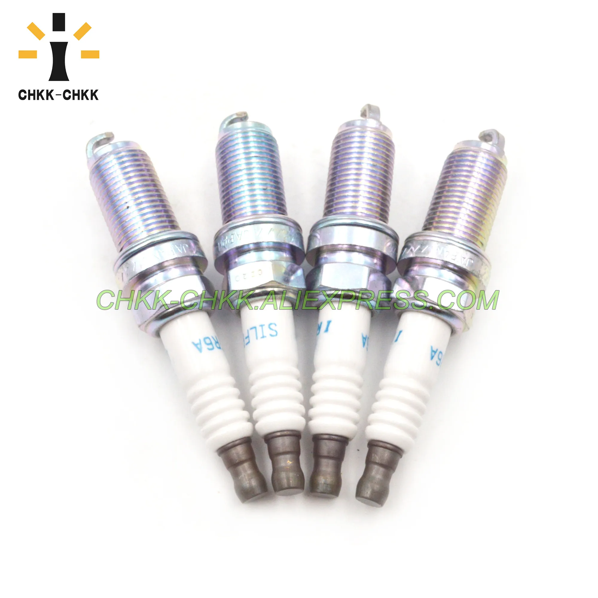 

4PCS CHKK-CHKK Laser Iridium POWER SPARK PLUGS 22401-AA670 SILFR6A for Subaru Impreza Forester Legacy 2.5L