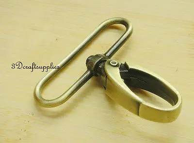 

Lobster Clasps Clips Claw purse hooks Swivel snap hook anti bronze 50mm 6pcs J26