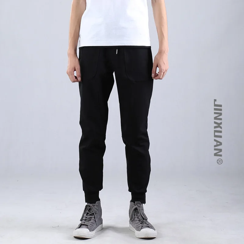 

GANYANR Brand Running Pants Men Jogging Sport Fitness Legging Bodybuilding Crossfit Pants Training Gym Winter Long Elastic Waist