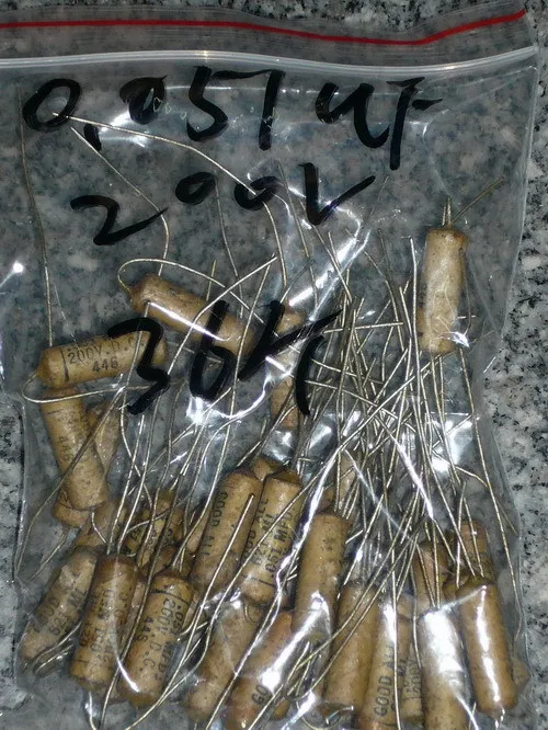 

[SA]GOOD-ALL yellow wax dip 0.051UF200V stock wholesale no leakage--10pcs/lot