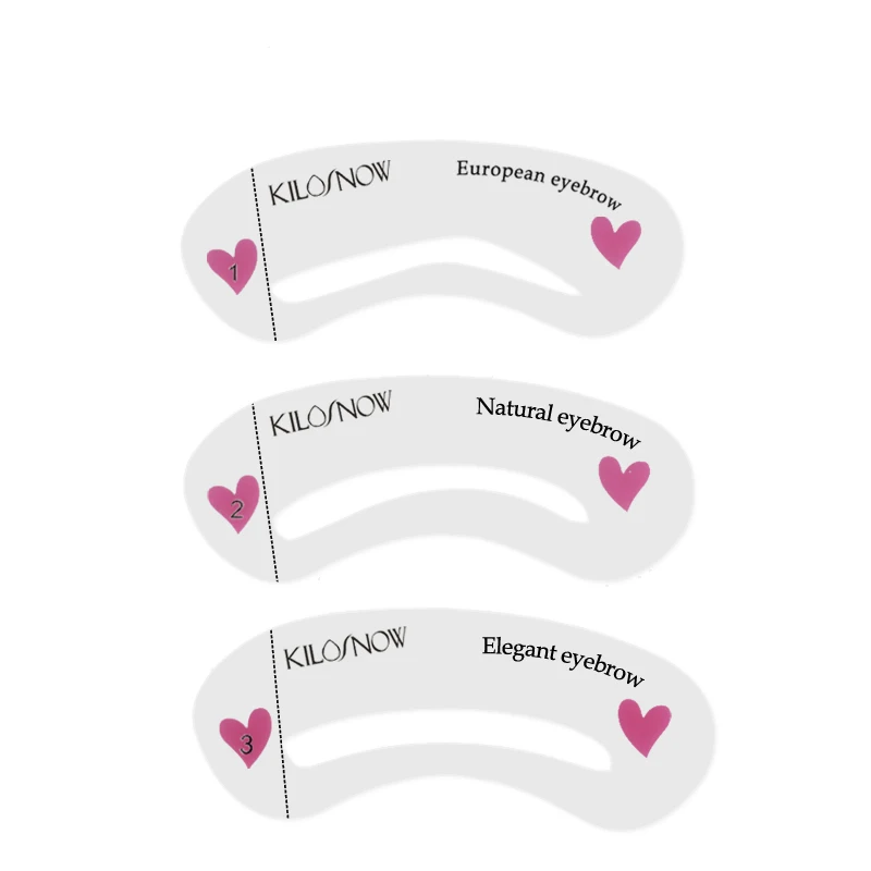 3 шт. Водостойкий карандаш для бровей с карточным инструментом для бровей, усилитель бровей, направляющая карта для рисования, шаблон для бровей, инструменты для самостоятельного макияжа