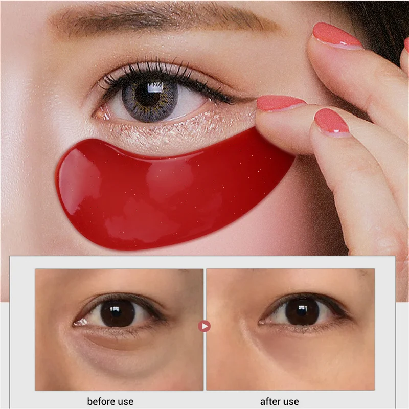 

Best Sale Crystal Collagen Gold Eye Mask Anti-Aging Dark Circles Acne Beauty Patches for Eye Skin Care Korean Cosmetics TSLM1