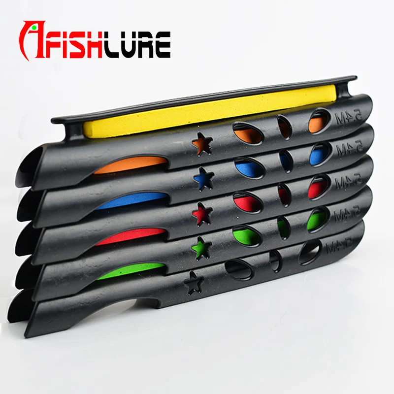 

Afishlure Fishing Coiling Plate Winding Board Line Holder Rod hand Convenient Line Roller Portable 6.3M Pole 4pcs/lot