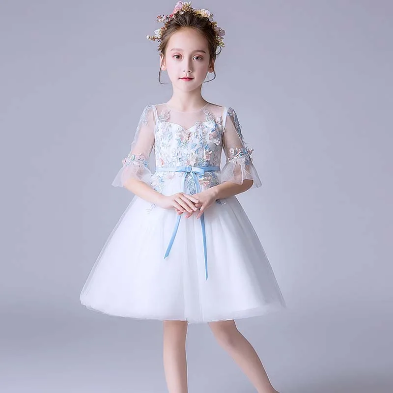 T Enfants Fille Robe Princesse Te Tutu Pour Filles Tements Anniversaire Mari Robes Ans 28