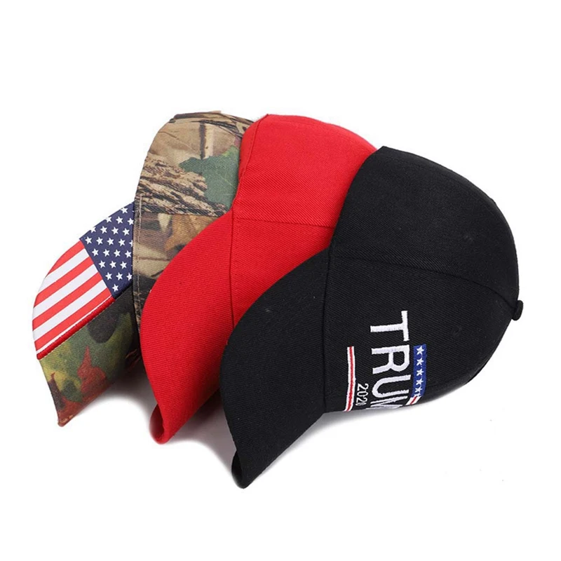 American President Election Baseball Cap Headwear Outdoor Sports Embroidered Adjustable Back Closure Hat