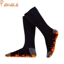 Теплые носки, термальные хлопковые спортивные лыжные носки, Зимние гетры для ног, Электрический согревающий носок, аккумулятор, для мужчин и женщин