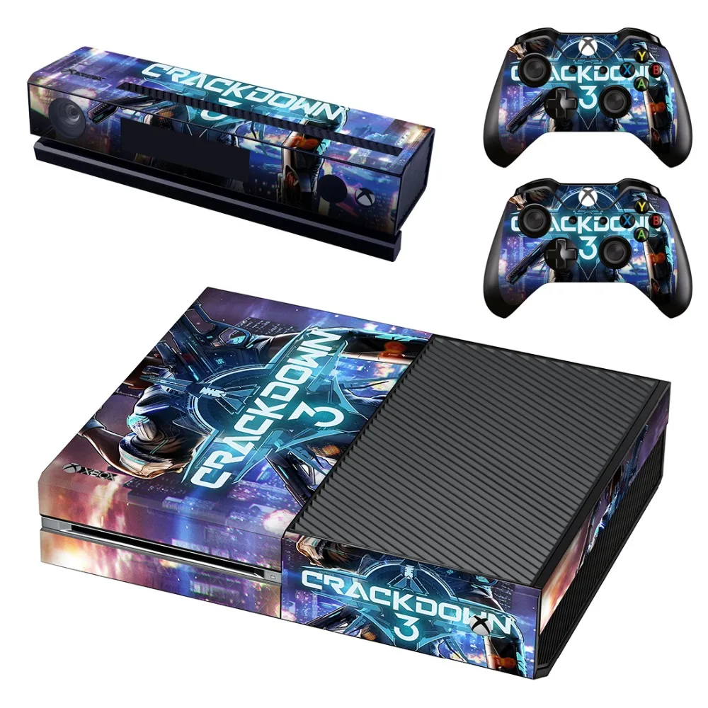 Nuova Decalcomania Adesiva Per La Pelle Per Console Xbox One E Controller Kinect E 2 Per Xbox One Skin Sticker Vinyl-Reclution 3