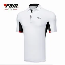 PGM одежда для гольфа мужские футболки с коротким рукавом летние дышащие быстросохнущие пот охлаждающая рубашка для мужчин размер M-XXL