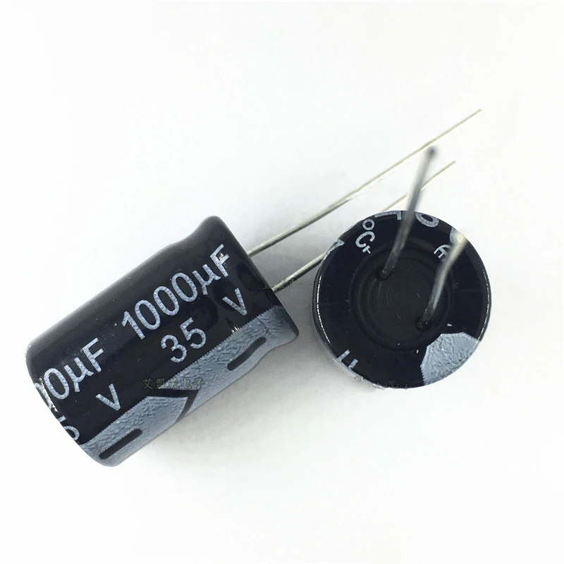 

Accessory Electrolytic Capacitors Replacement Parts Set Universal 10pcs 35V 1000UF 10*20mm High Quality New Hot 2018
