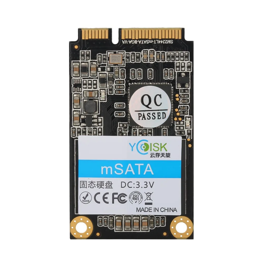 Goldendisk YCdisk серийный mSATA 3,0 64GB SSD твердотельный накопитель внутренний PCI E 256gb 128gb M-SATA III