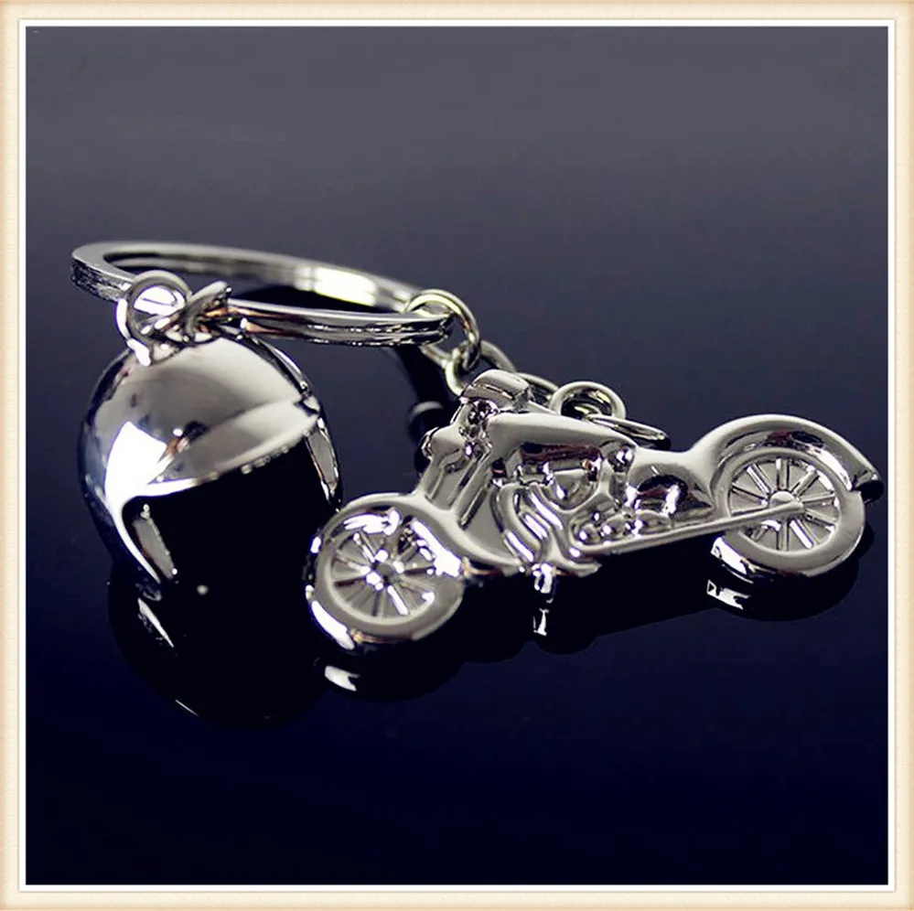 Classic 3d Motorcycle Helmet Alloy KeyChain KeyRing key chian for Ducati HYPERMOTARD 821 SP 939 1100 S EVO 796 StRada | Автомобили и