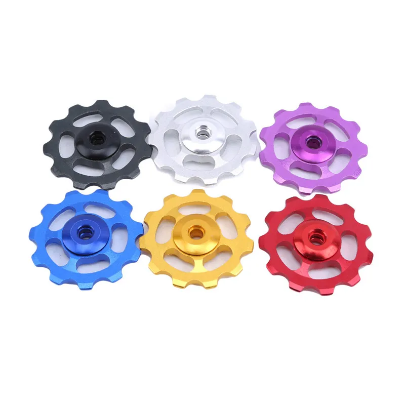 

1 Set New Ultralight Aluminum Alloy Bicycle Derailleur Bike Bearing Jockey Wheel Rear Derailleur Pulleys Outdoor Bicycle Parts