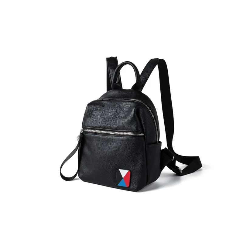 

LOVELY Both Shoulders Package Woman Genuine Leather 2019 Backpack