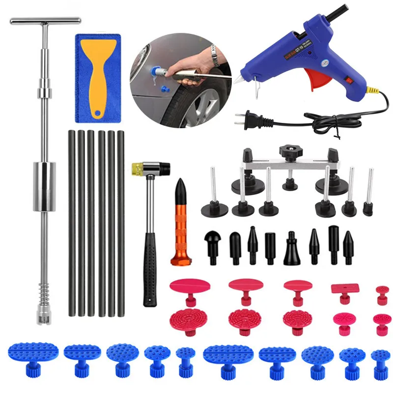 

PDR Tools Kit Paintless Dent Repair Tools Dent Removal Car Body Repair Kit Tool To Remove Dents Dent Puller Fast Shipping