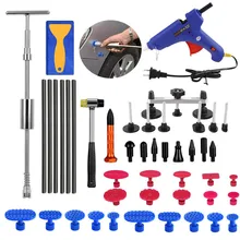PDR Tools Kit Paintless Dent Repair Tools Dent Removal Car Body Repair Kit Tool To Remove Dents Dent Puller Fast Shipping pdr door edge dents remover car fender dent repair wheel eyebrow dent repair tools black