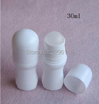 

Free shipping, 100pcs/lot, 30ml plastic roll on bottle, perfume bottle, roll-on Deodorant bottle