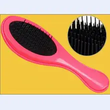 Быстрая способ 18 см ложка Форма Detangle щетка для волос как массаж головы гребень для ухода за волосами расчески парикмахерские инструмент оптом