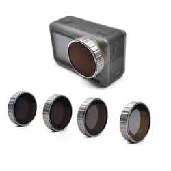 4 шт. ND набор фильтров ND8 + 16 + 32 + 64 ND8 ND16 ND32 ND64 фильтр для объектива для DJI Osmo Action Gimbal камеры аксессуары