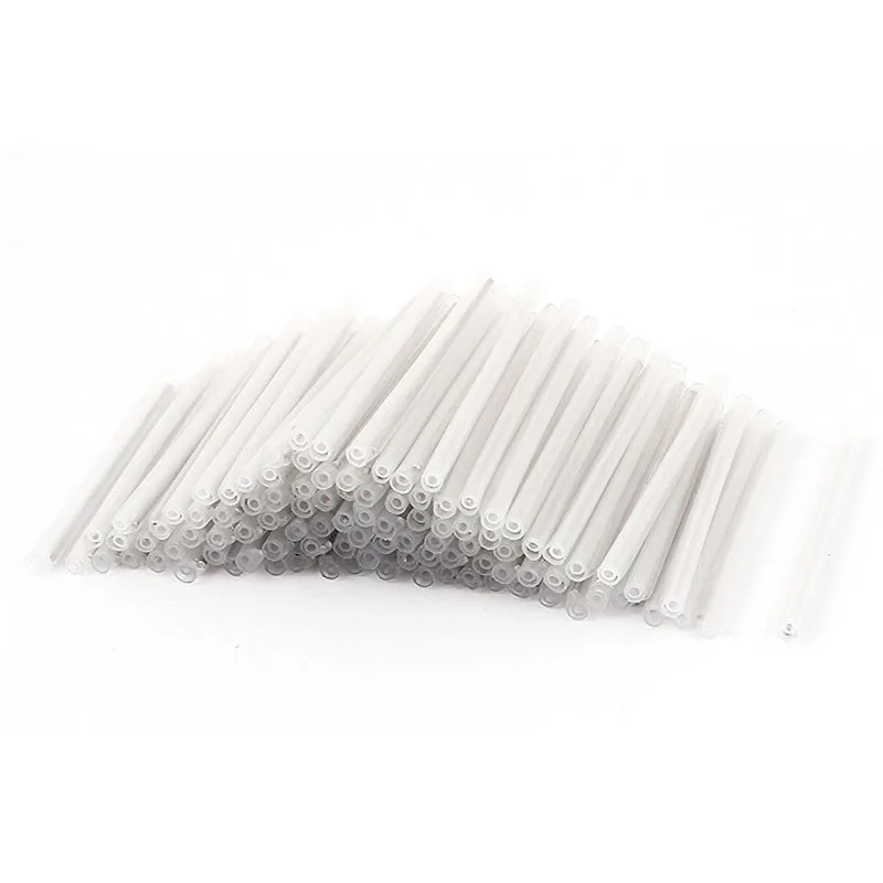 

400 Pcs Sleeve Fiber Optic Splicing Tube Heat Shrinking Pipe 6cm Long
