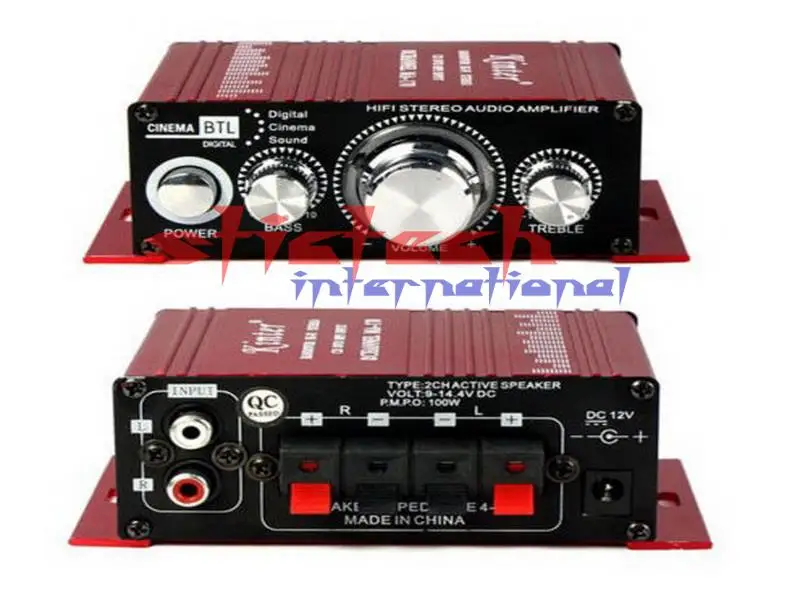 

by DHL or Fedex 20pcs 12V Kinter Car Audio Power Amplifier MA-170 2 CH 2 Channel Handover Hi-Fi switch CD input Stereo hot sale