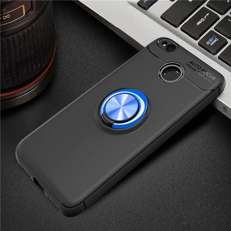 Redmi 4X Case For Xiaomi Redmi 4A 4X Cases Thin Finger Ring Holder Case Xiaomi Redmi 4X Cover Phone Invisible Bracket Stand Shell6