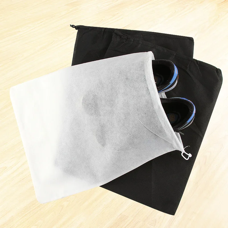 

Non-woven shoes storage bag travel outdoor drawstring tote shoe single 10pcs/lot