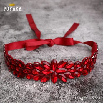 

2019 Moroccan chic Caftan wedding cute and Age reduction red glass belt for women free shippping