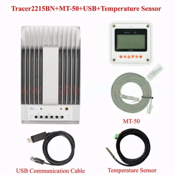 

EPsolar MPPT Tracer 20amp Solar charger controller regulatore 12v 24v auto with MT50 and PC USB & Temperature Sensor Cable