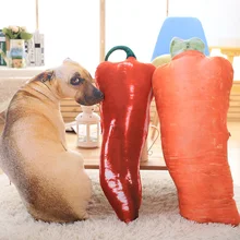 Красный перец чили морковь собака имитация плюшевая подушка растения, овощи декоративная подушка для дивана, стула подушка