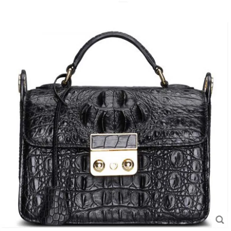 

Cestbeau New Thai crocodile skin crocodile lady leather handbag female shoulder bag oblique fashion small side women bag