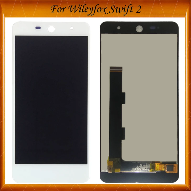

100% Tested OK For Wileyfox Swift 2 Swift 2 Plus LCD Display+Touch Screen Digitizer Assembly Black White COLORS IN Stock