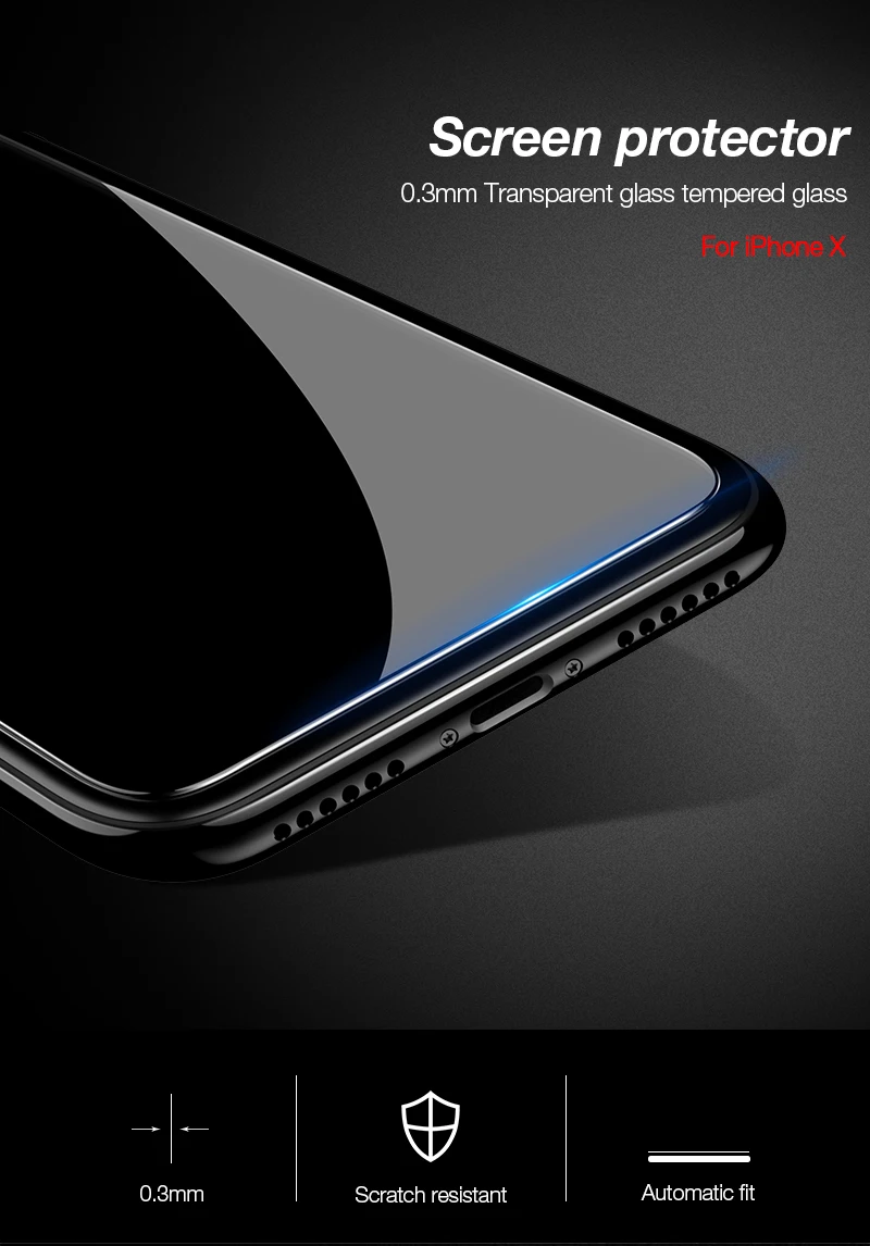 1 Screen Protector for iphone X