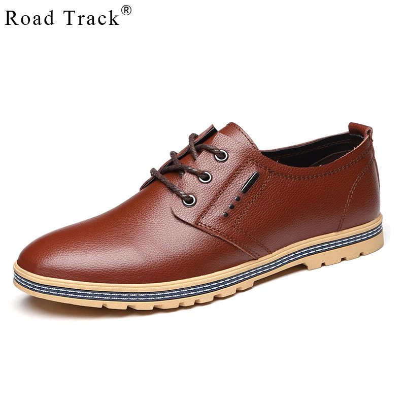 Road Track Men Shoes spring Lace Up Solid Color Round Toe Comfortable ...
