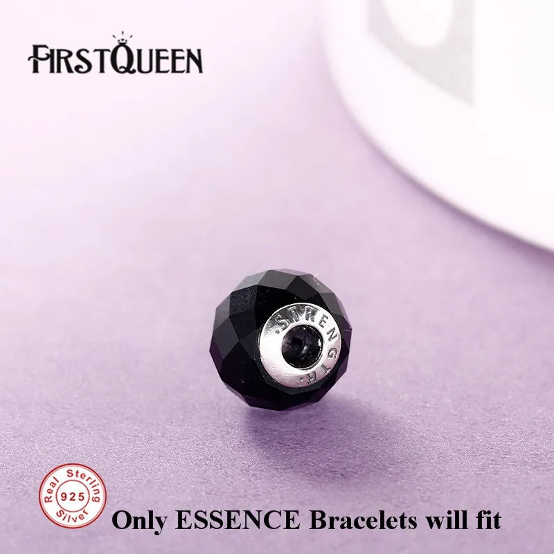 

FirstQueen Solid 925 Silver Strength Essence Bead Fit Charm Essence Bracelet Original DIY For Jewery Making Fine Jewelry