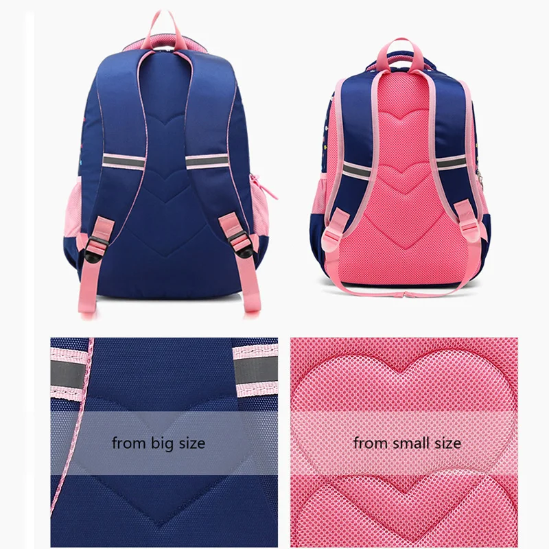 SUN EIGHT Schoolbag Waterproof School Backpacks For Girl Large Capacity Travel Kids Backpack Children School Bags 4 Color 2 Size