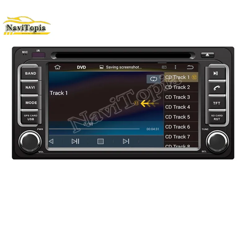 Perfect NAVITOPIA 4G RAM 32G ROM Octa Core Android 9.0 Car DVD Player GPS Navigation for Toyota HIACE for Toyota Ielas for Fortuner 8