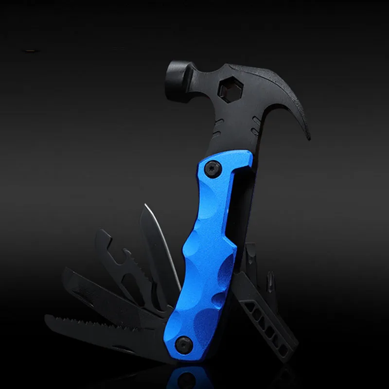 

Short hammer Knife Screwdriver Claw Hammer Hand Tool Multi-function Safety Hammer Combination Pliers Vehicle Safety Tools