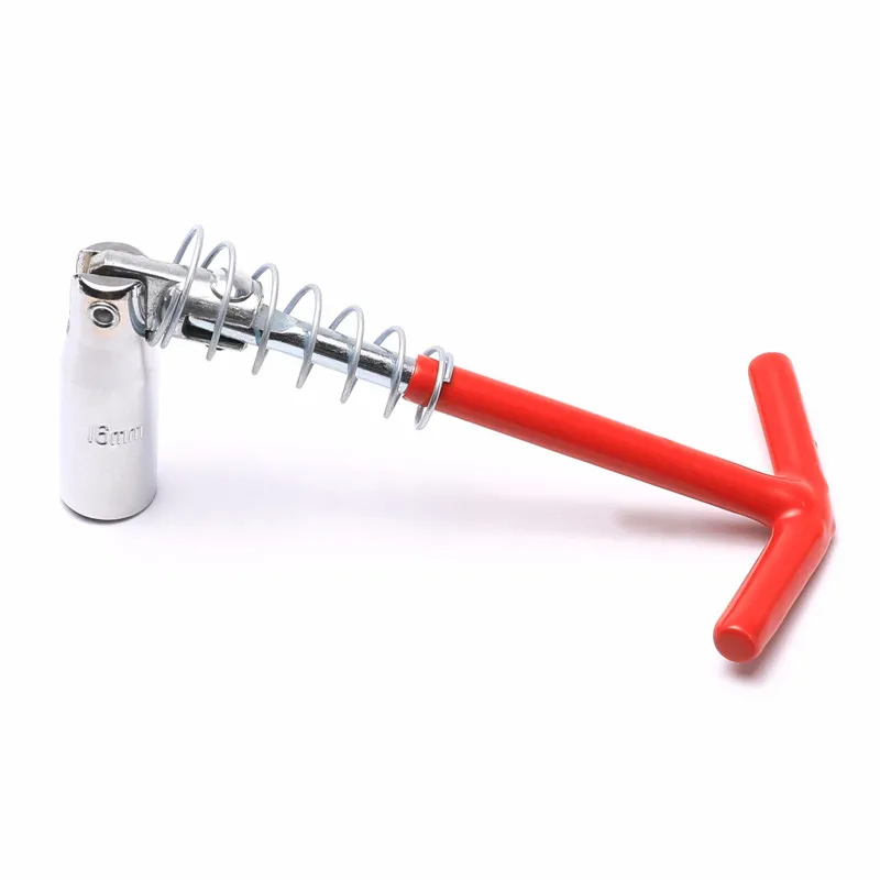 

Genuine New 16mm/22mm T-Handle Spark Plug Socket Wrench Suitable Bits Utility Portable Removal Automotive Installation Tool