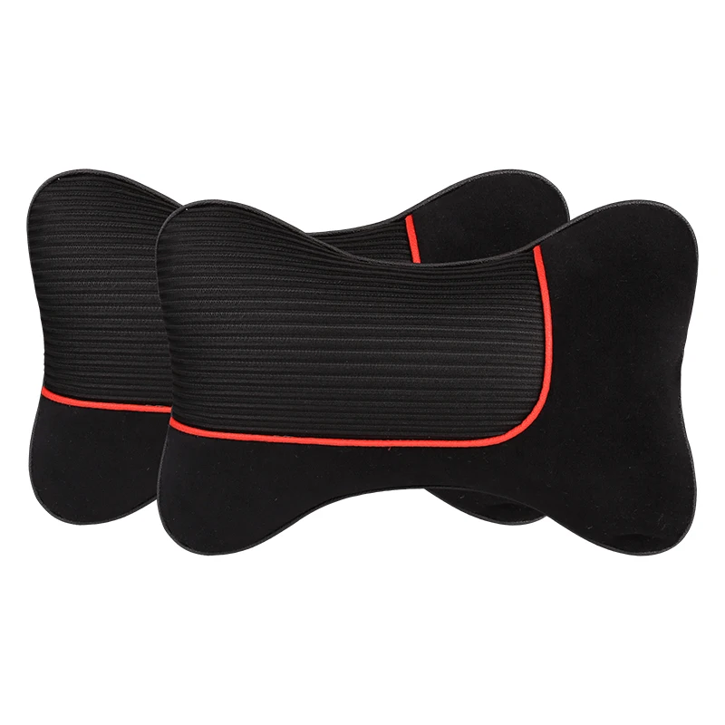 Plush Breathable Car Neck Pillow Auto Neck Rest Cushion Car Headrest