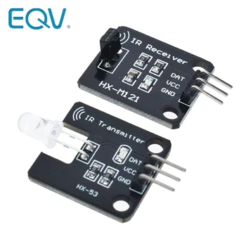 

1set/lot 38KHz IR Infrared Transmitter Module IR Digital Infrared Receiver Sensor Module For Arduino Electronic Building Block