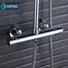 ntelligent Thermostatic Shower Faucet Dual Handles Thermostatic Mixing Valve Mixer tap bathroom termostat water faucets bath ► Photo 2/6