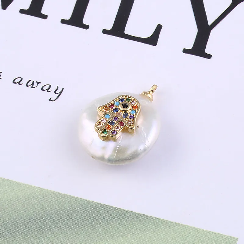 

5 PCS/LOT Natural Shell Pearl Micro Pave CZ Craft Jewelry Butterfly,Evil eye Pendants for DIY Necklace or Earrings Accessories