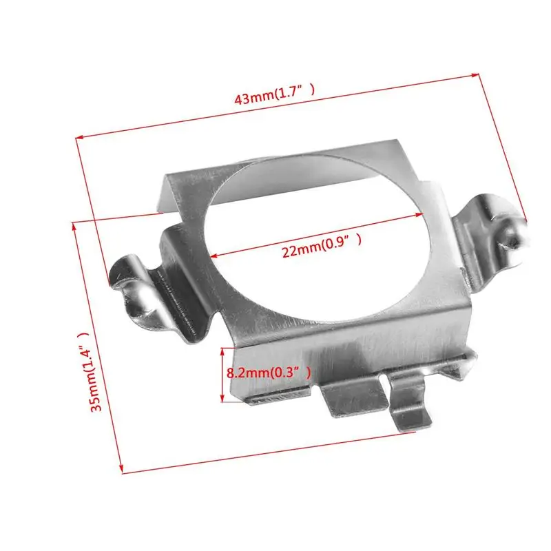 Oslamp 2 шт. H7/H1 светодиодный адаптер для фар, специальный дизайн, подходит для H7, держатель лампы, Цоколь для Kia/BMW/Polo/Lamando/Ford