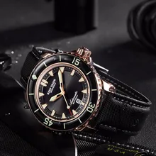 Relogio Masculino Reef Tiger/RT супер светящиеся часы для дайвинга Мужские аналоговые автоматические механические часы Reloj Hombre RGA3035