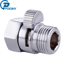 Ванная комната латунь ручной душ отключения Клапан G 1/2, хром