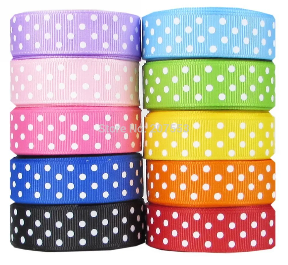 Bulk Dots Ribbon Supplier 100yards 5/8