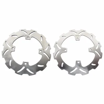 

BIKINGBOY Front Rear Brake Discs Rotor Wave For KAWASAKI KX 125 250 2006 2007 2008 KX F 250 06-15 KLX R 450 07-17 KX F 450 06-14