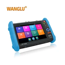 WANGLU 7 дюймов ips сенсорный экран ip-аналог AHD CVI TVI SDI в одном cctv тестер с Определитель местоположения кабеля и цифровой мультиметр